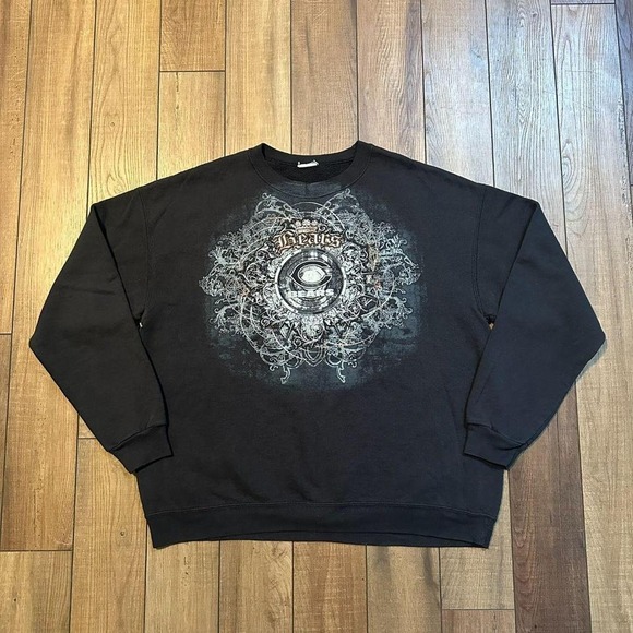 Y2K Chicago Bears Tribal Crewneck Sweatshirt‎ Men's size XL - Picture 2 of 4